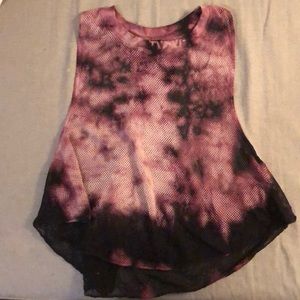 Tie dye mesh urban outfitters tank